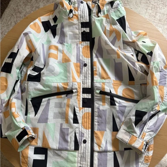 FP Movement Singing in the Rain Jacket Hooded Raincoat Size Large NWOT - Picture 2 of 7